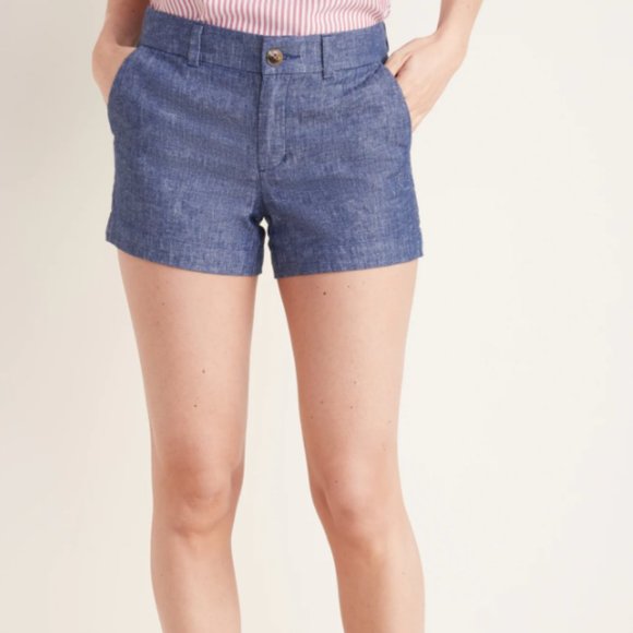 Old Navy Pants - ON Chambray Linen Blend 5” Everyday Shorts